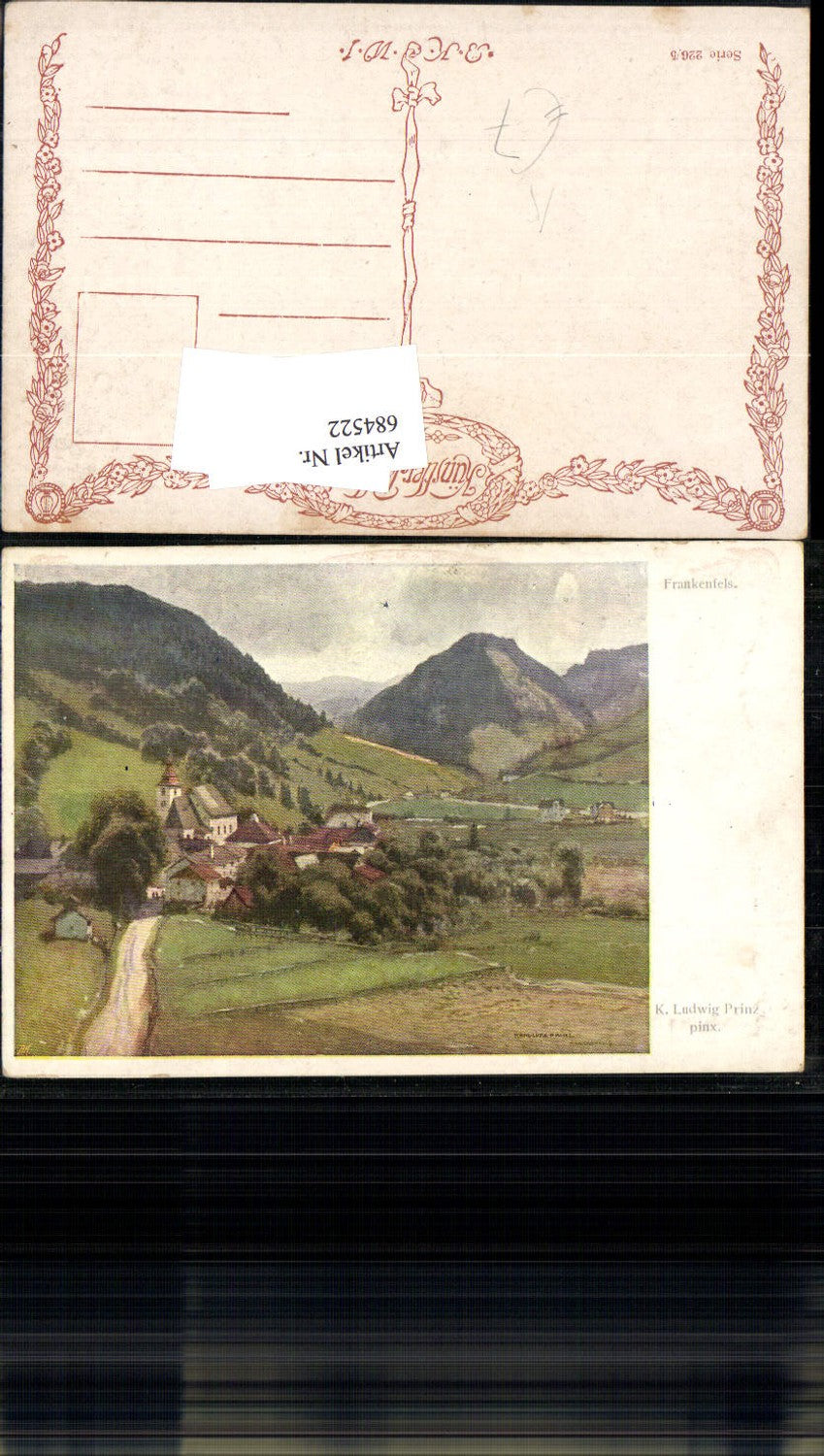 684522 Künstler AK Karl Ludwig Prinz Frankenfels a.d. Mariazellerbahn