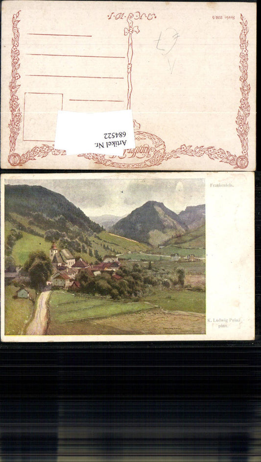684522 Künstler AK Karl Ludwig Prinz Frankenfels a.d. Mariazellerbahn