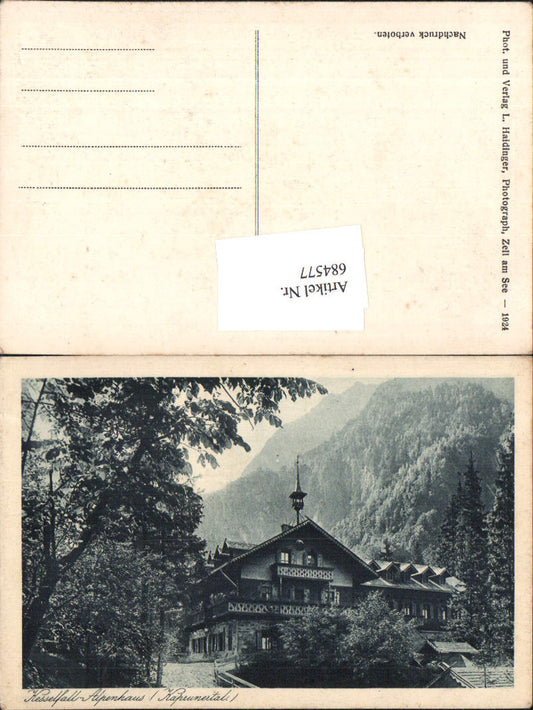 684577 Alpenhaus Kesselfall Kaprun Zell am See