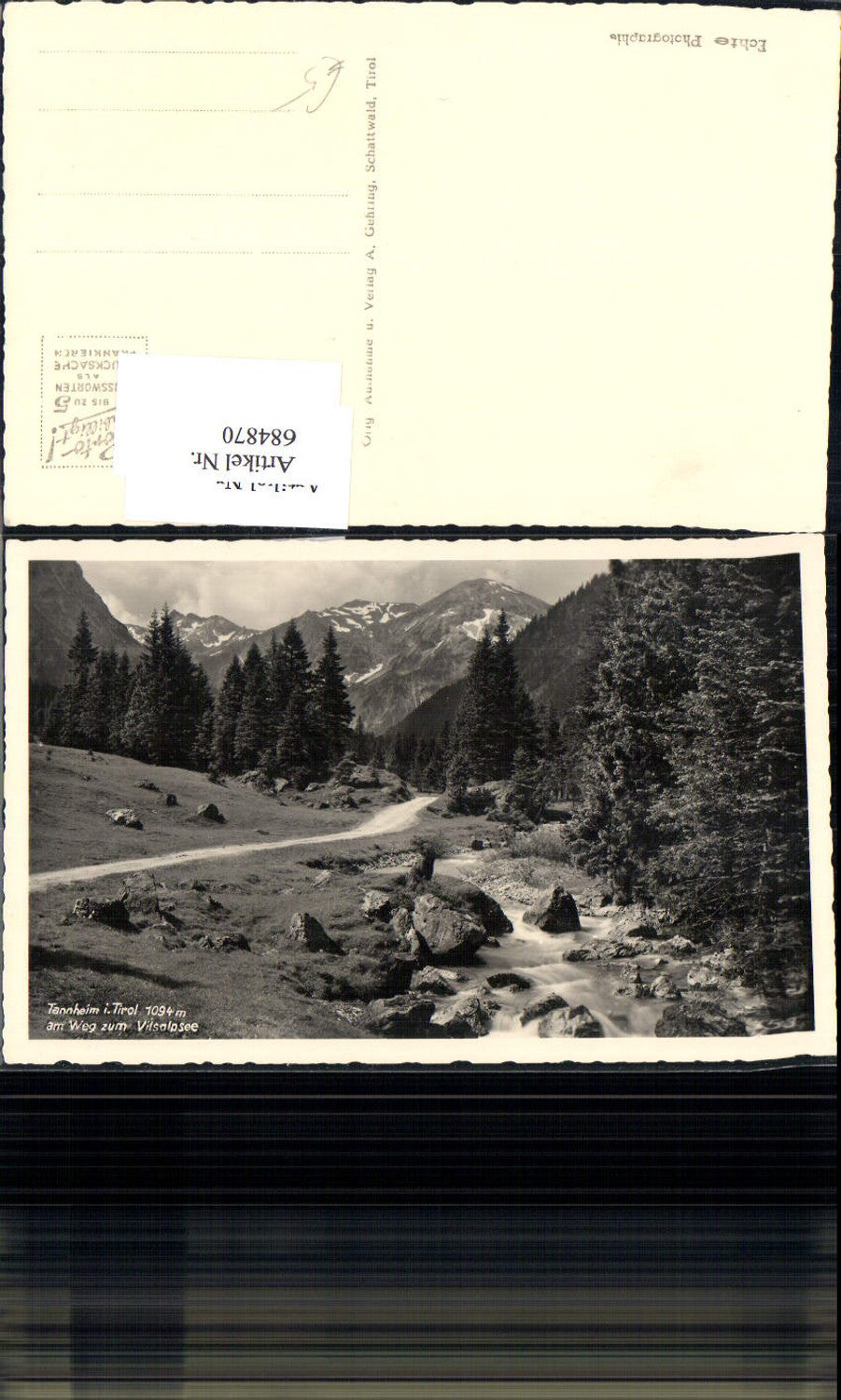 Alte Ansichtskarte – Old Postcard