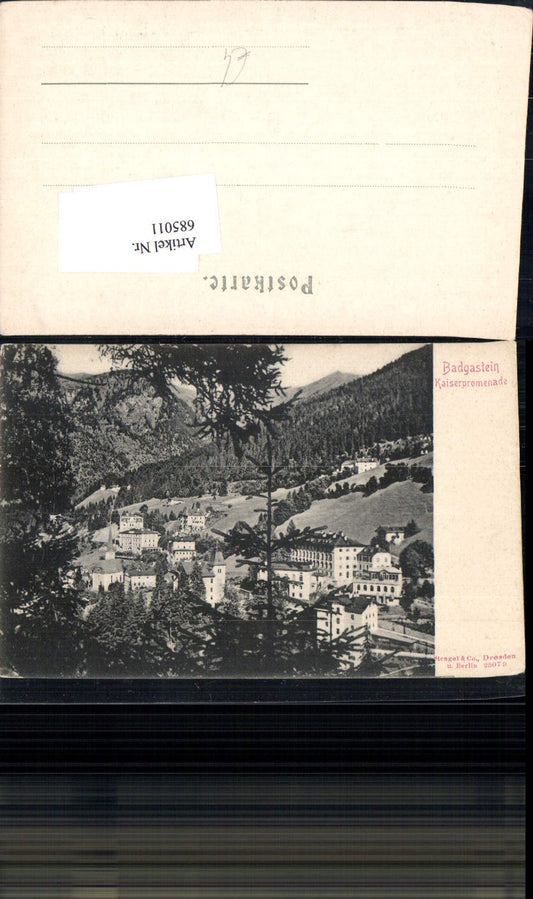 685011 Bad Gastein Badgastein Kaiserpromenade pub Stengel & Co. 2507a