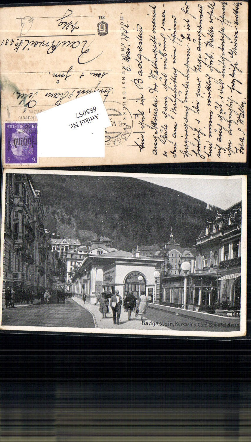 685057 Bad Gastein Badgastein Straßenansicht gel.n. Rankweil