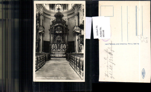 685148 Lofer Kirchental Altar