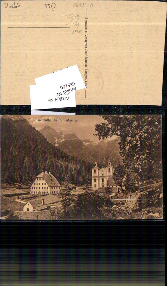 685160 Kirchental Kirchenthal St. Martin bei Lofer