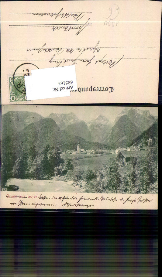 685163 Gruss aus Lofer um 1900