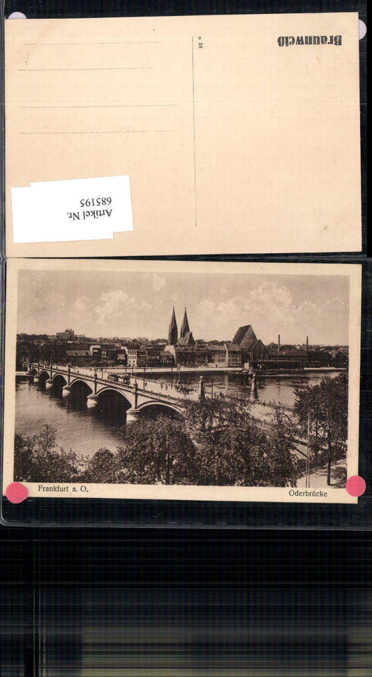 685195 Frankfurt an der Oder Oderbrücke Brücke