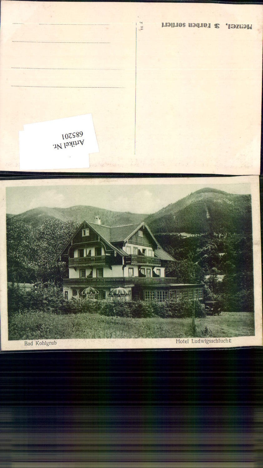 685201 Bad Kohlgrub Hotel Ludwigsschlucht Oberammergau