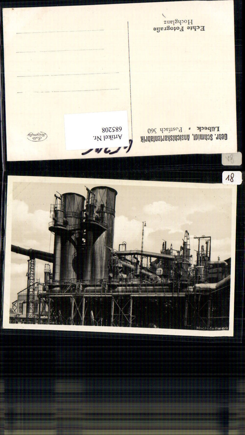 685208 Gelsenkirchen Hochofenwerk Hochofen Stahlwerk