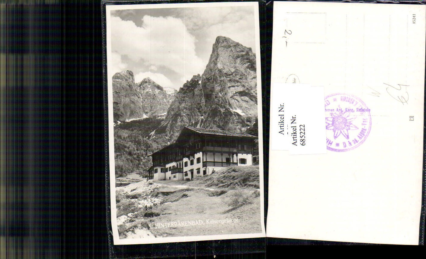 Alte Ansichtskarte – Old Postcard