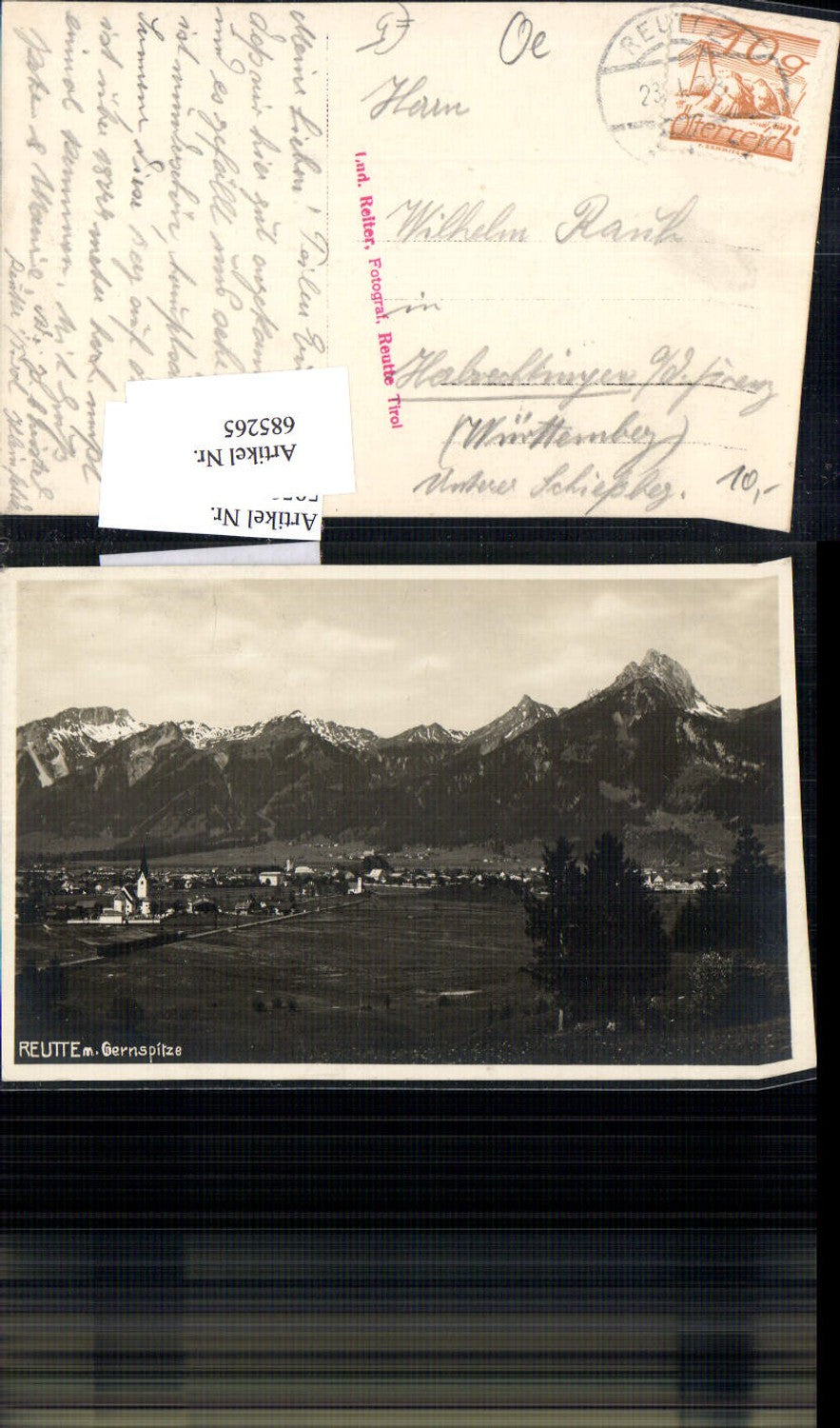 Alte Ansichtskarte – Old Postcard