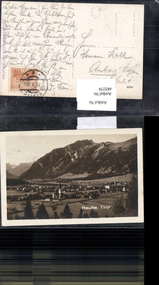 Alte Ansichtskarte – Old Postcard