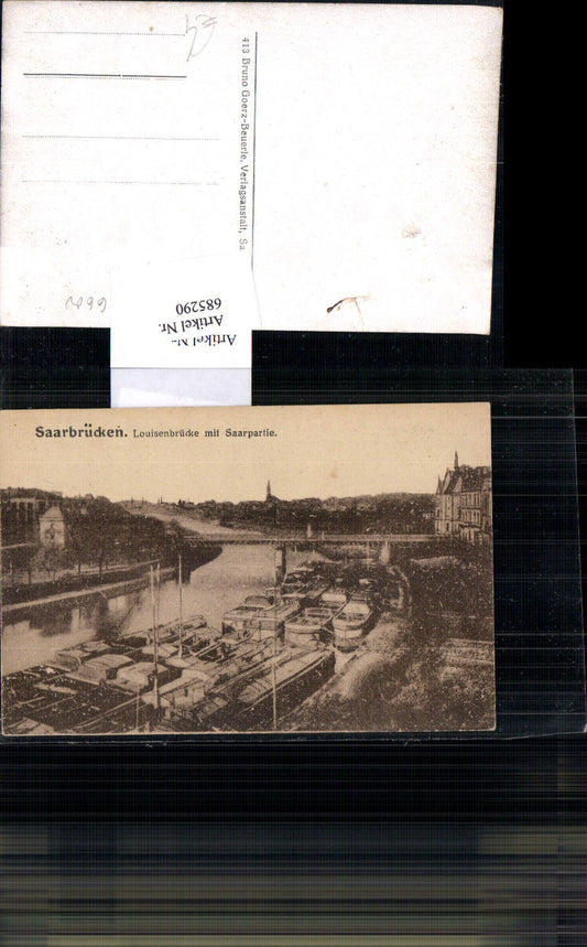 685290 Saarbrücken Brücke Louisenbrücke Saar