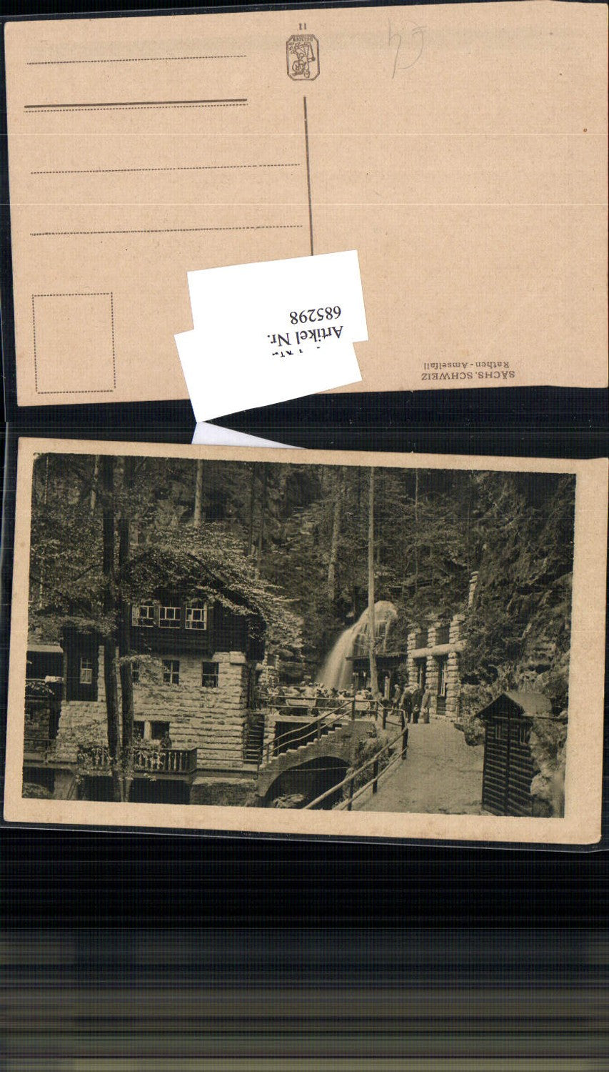 685298 Sächsische Schweiz Rathen Amselfall