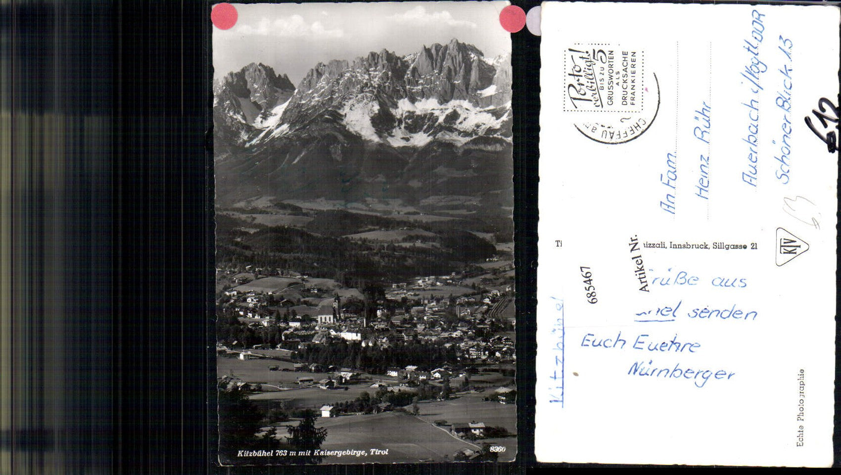 Alte Ansichtskarte – Old Postcard
