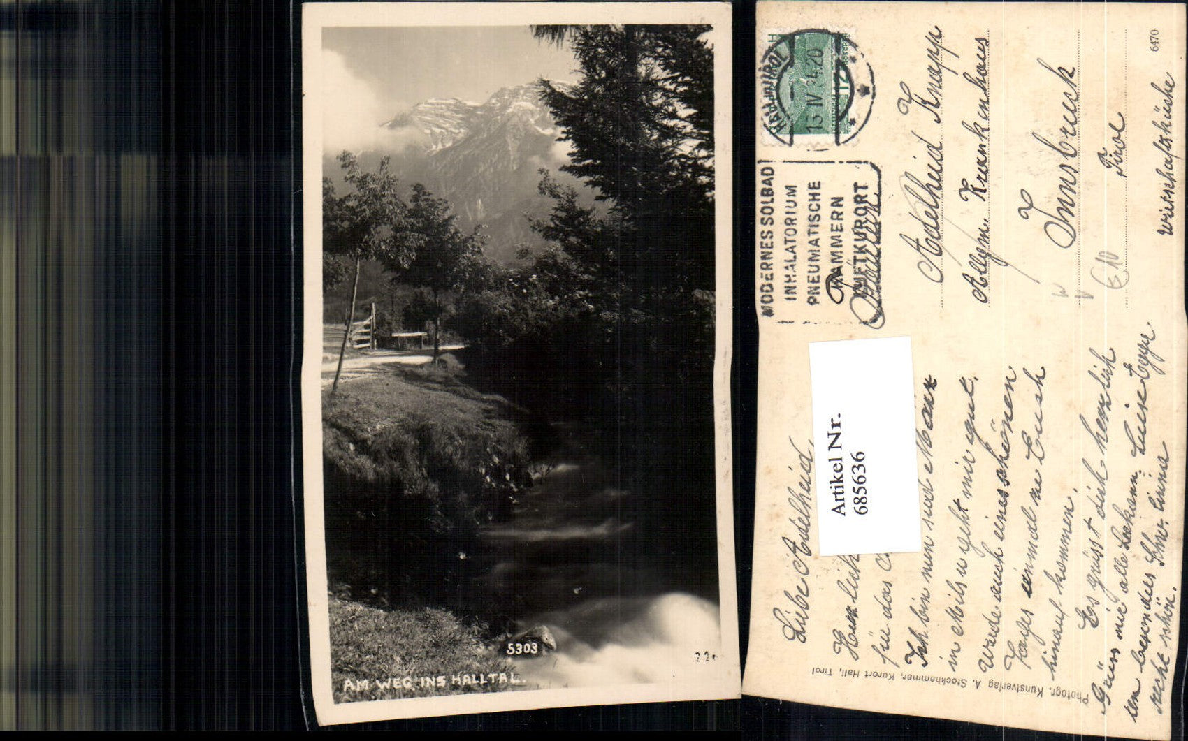 Alte Ansichtskarte – Old Postcard