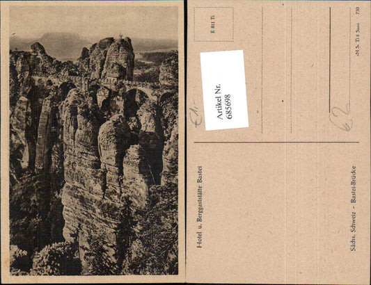 685698 Sächsische Schweiz Rathen Lohmen Wehlen Bastei Brücke