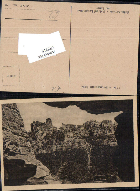685715 Sächsische Schweiz Rathen Lohmen Wehlen Bastei