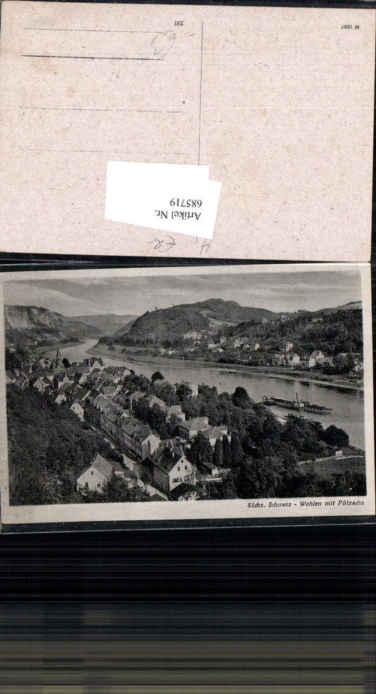 685719 Sächsische Schweiz Rathen Lohmen Wehlen Pötzscha Dampfer