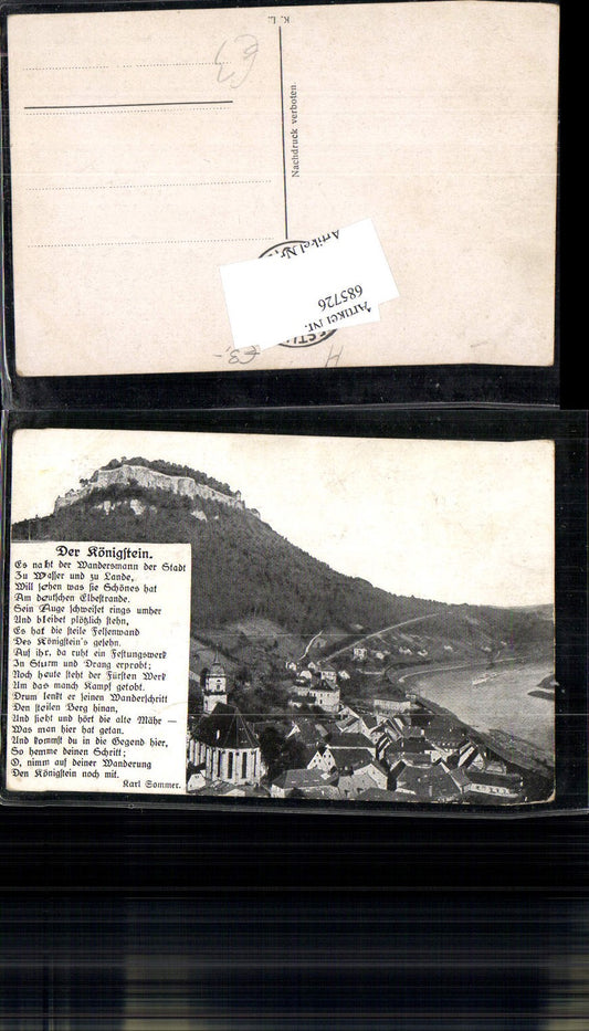 685726 Sächsische Schweiz Königstein a.d. Elbe