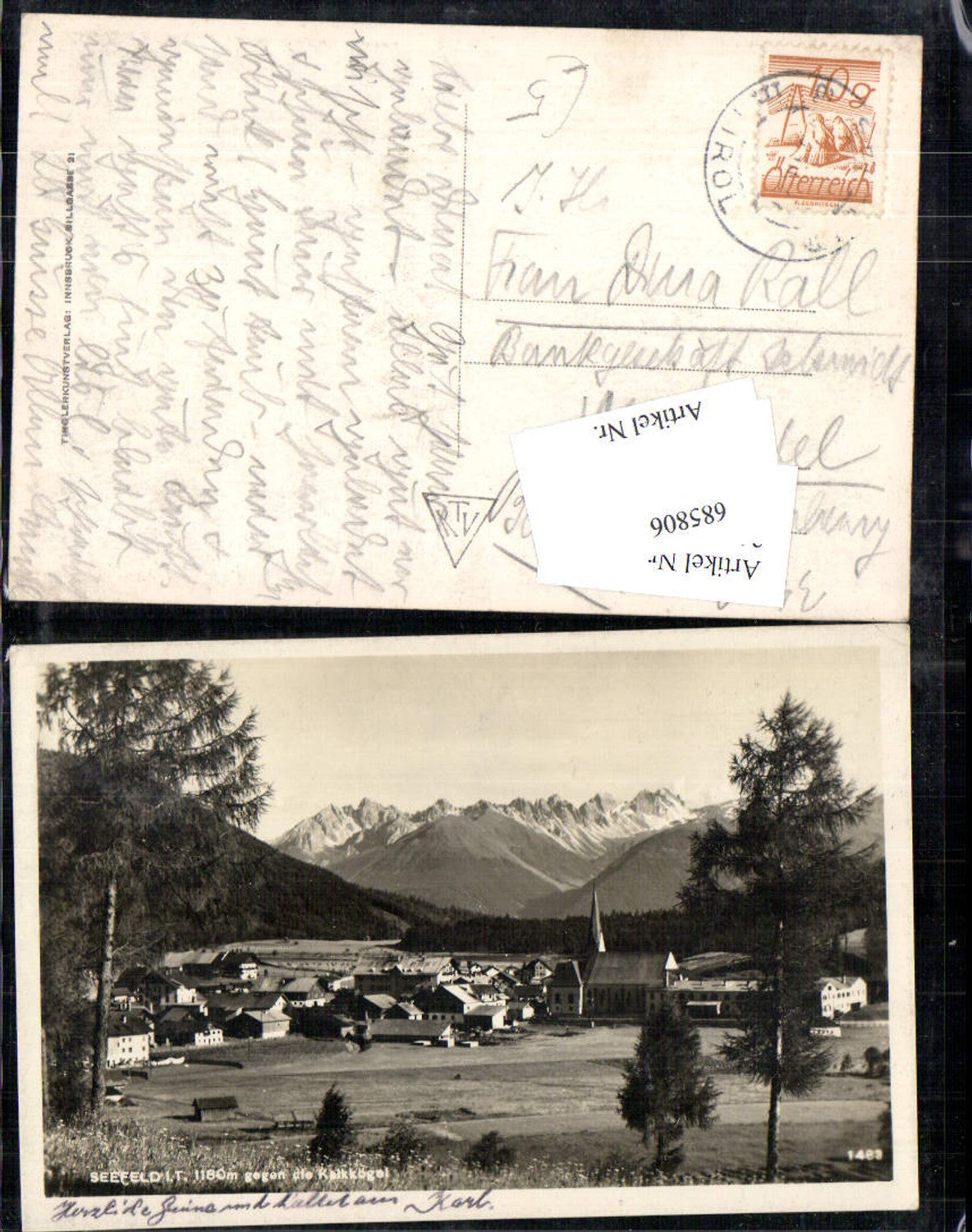 Alte Ansichtskarte – Old Postcard