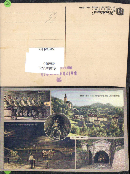 686010 Hallein Dürrnberg Salzsee Bergwerk Salzbergwerk Dürnberg