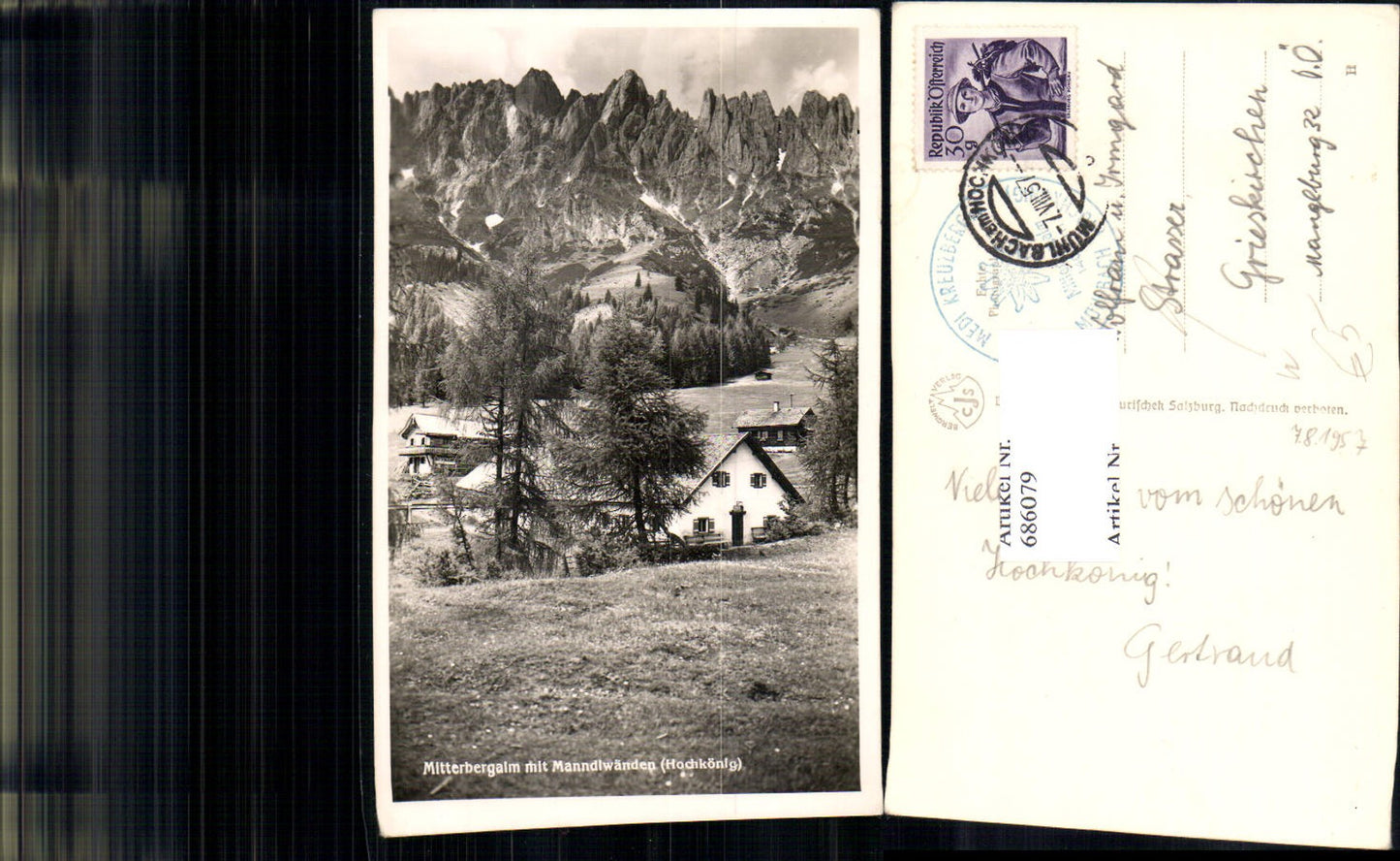 686079 Bischofshofen Mitterbergalm Mühlbach am Hochkönig n. Grieskirchen