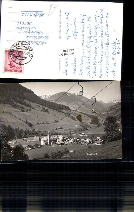 686270 Saalbach Hinterglemm Lift Skilift