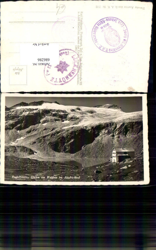 686286 Rudolfshütte im Stubachtal Uttendorf Stubach