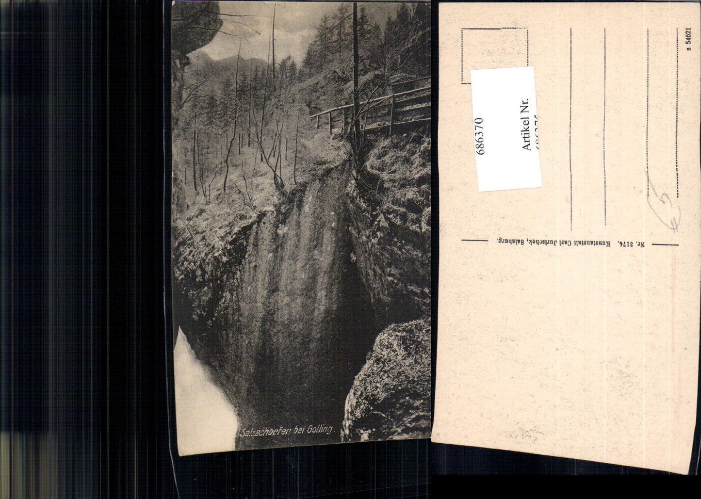 686370 Salzach Öfen Gollinger Wasserfall Golling an der Salzach