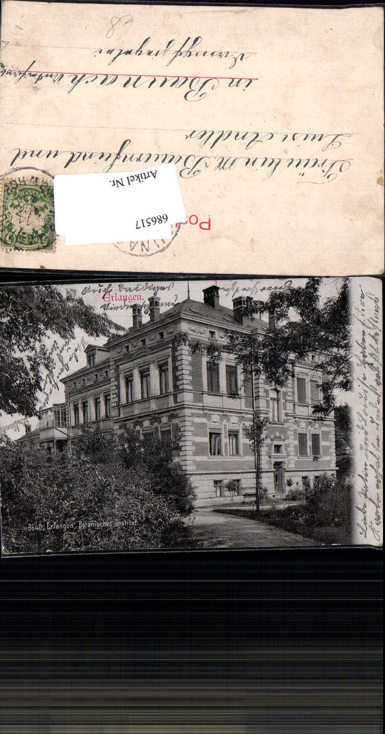 686517 Erlangen Botanisches Institut 1900