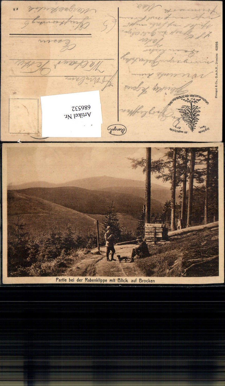 686532 Partie an der Rabenklippe Brocken Harz Bad Harzburg