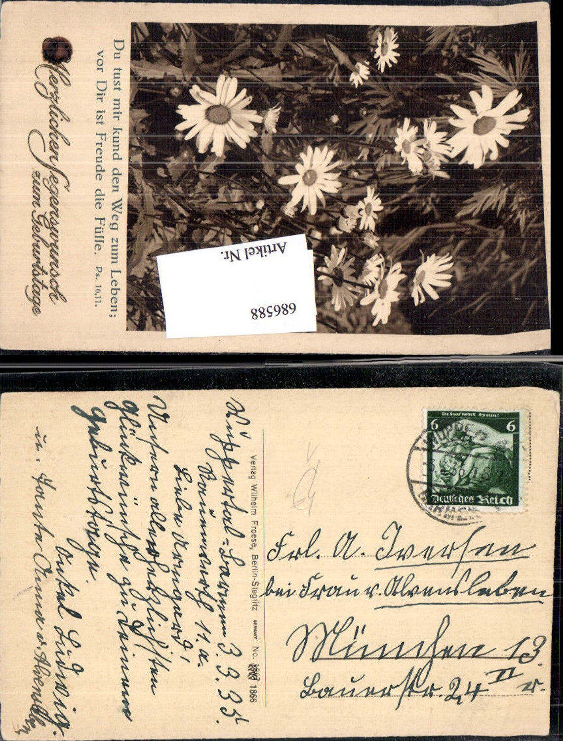 Alte Ansichtskarte – Old Postcard