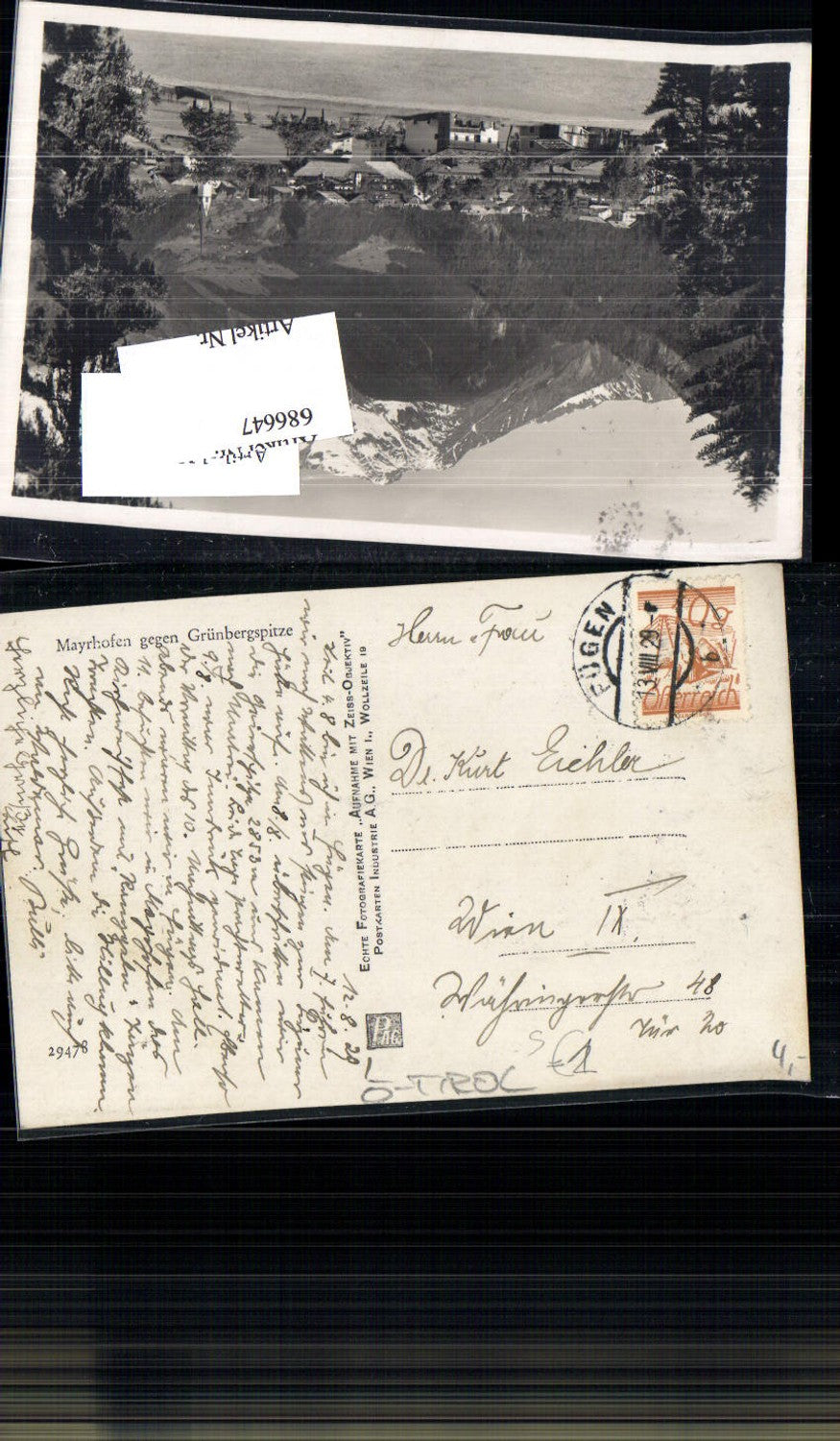 Alte Ansichtskarte – Old Postcard
