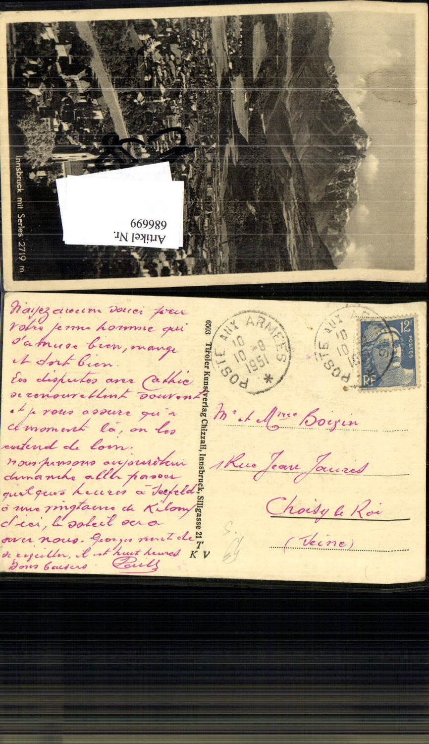 Alte Ansichtskarte – Old Postcard