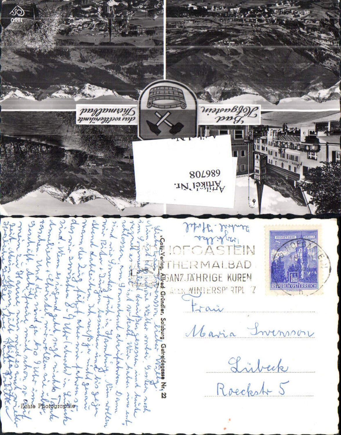 Alte Ansichtskarte – Old Postcard