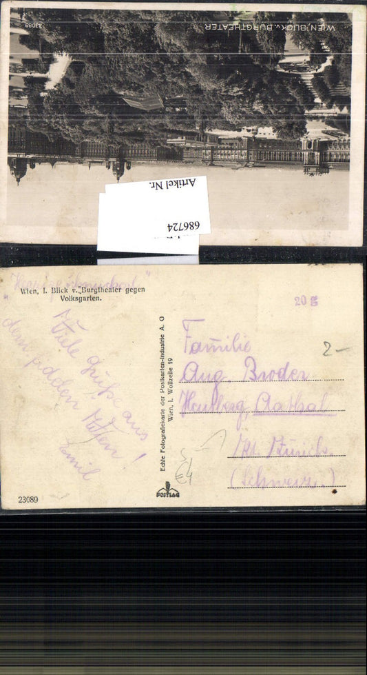 Alte Ansichtskarte – Old Postcard