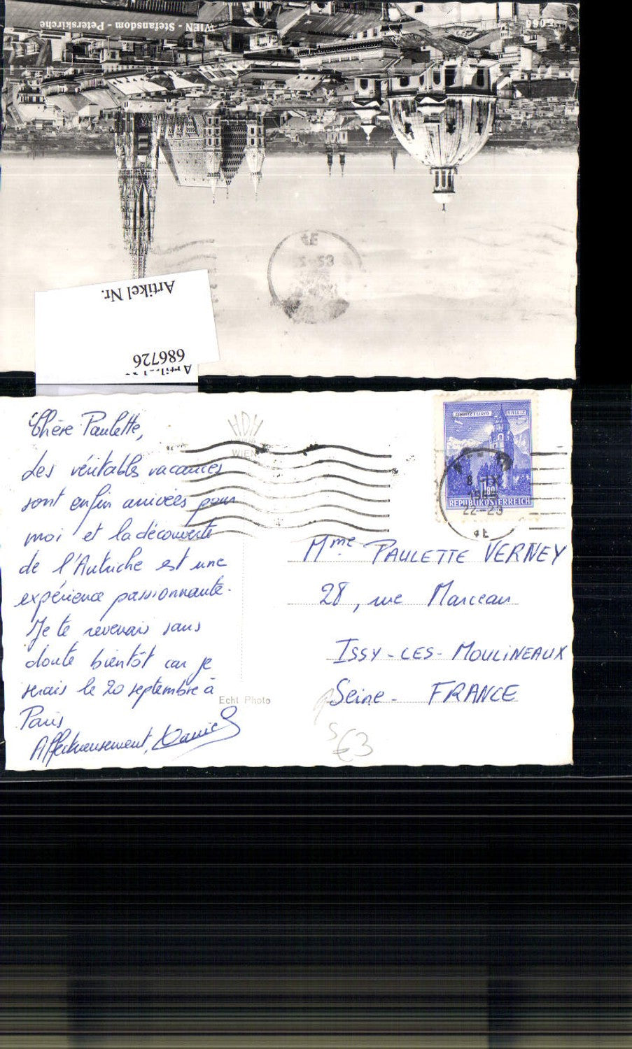 Alte Ansichtskarte – Old Postcard