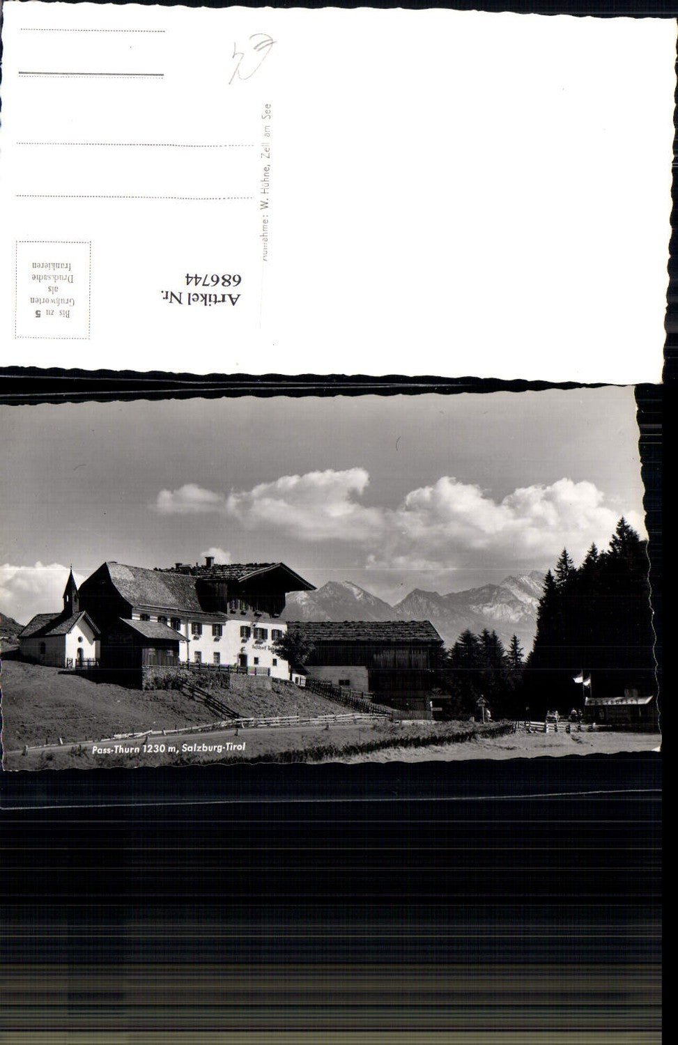 686744 Pass Thurn Gasthaus Kitzbühel Golling Mittersill
