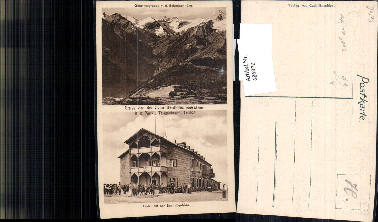 686970 Zell am See Schmittenhöhe Leute Hotel Telegrafenamt
