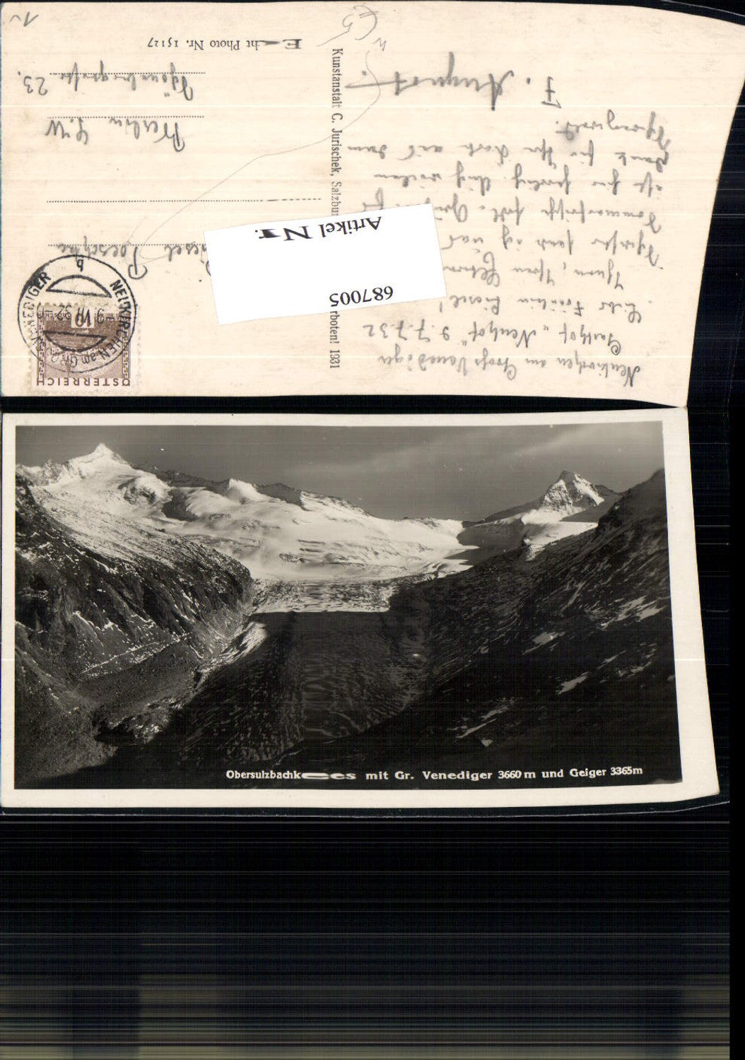 687005 Obersulzbachkees Großvenediger Bramberg Neukirchen