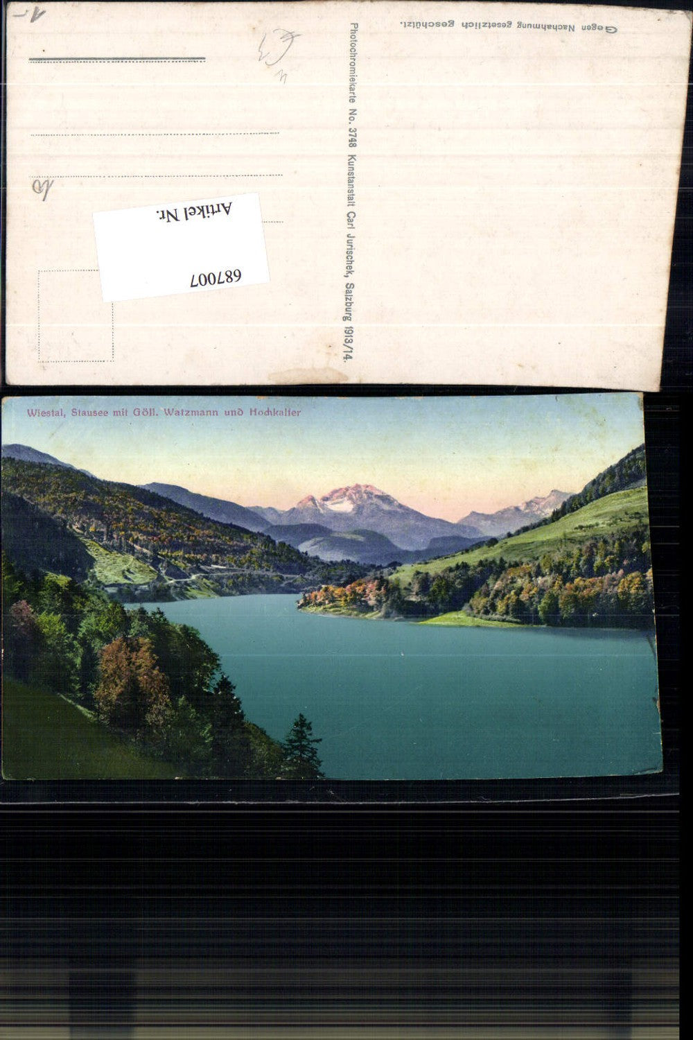 687007 Wiestal Stausee m. Göll bei Hallein
