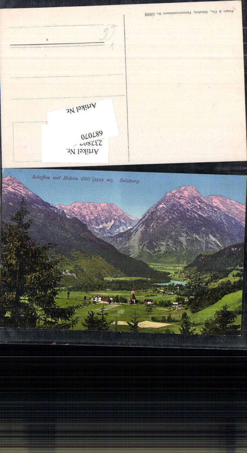 687070 Scheffau m. Hohem Göll bei Hallein
