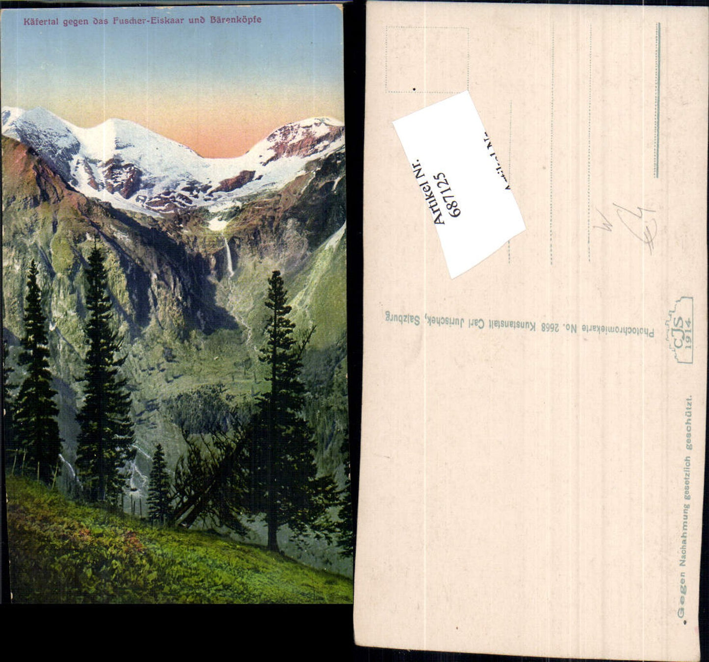 687125 Käfertal Fuscher Eiskaar Fusch Bruck Ferleiten