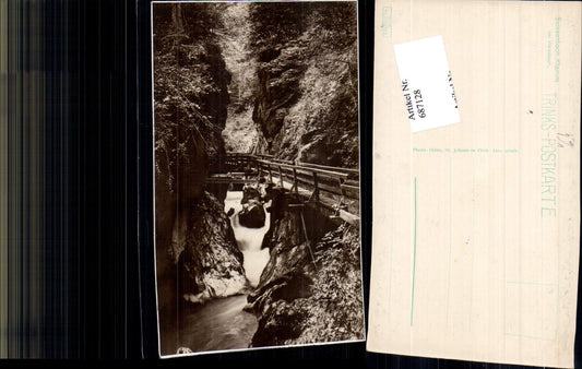 687128 Seissenbach Klamm bei Weissbach Lofer Unken pub Trinks Postkarte