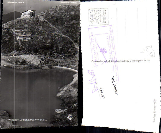 687143 Weissee Rudolfshütte bei Enzingerboden Uttendorf