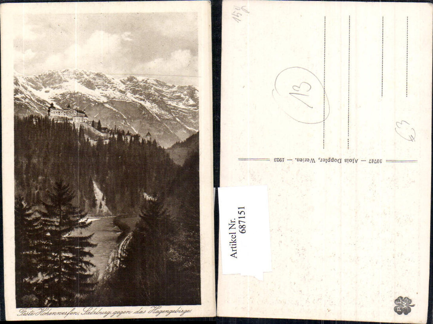 687151 Hohenwerfen Werfen