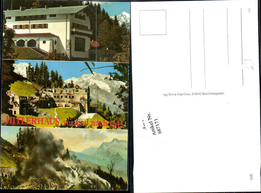 687171 Hitlerhaus vor und nach 1945 Berchtesgaden