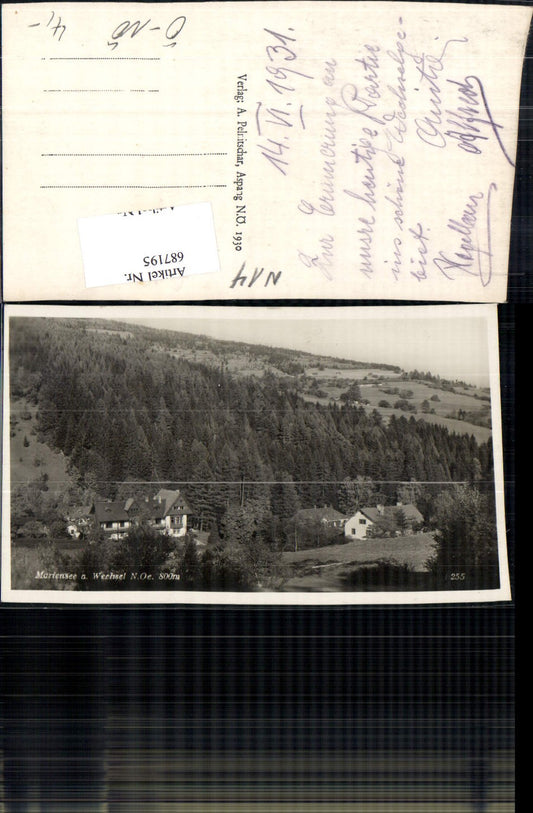 687195 Mariensee near Mönichkirchen am Wechsel