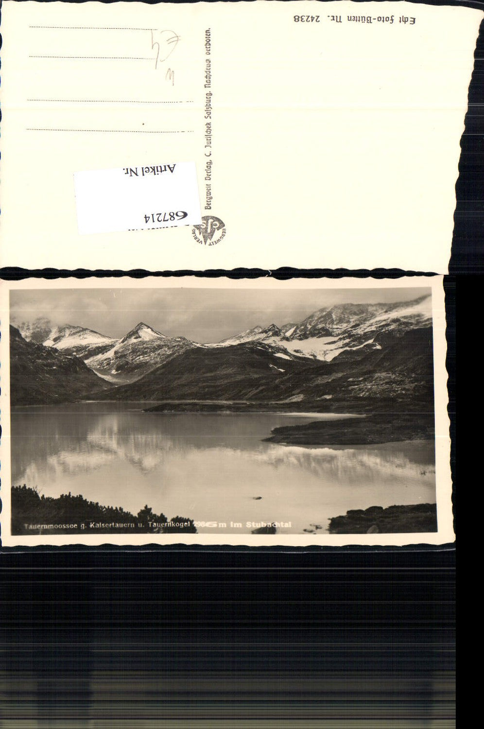 687214 Tauernmoossee Kalsertauern Kals Stubachtal Uttendorf