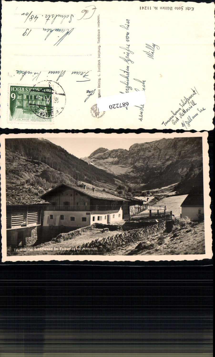 687220 Tauernhaus Schößwend Felbertal bei Mittersill